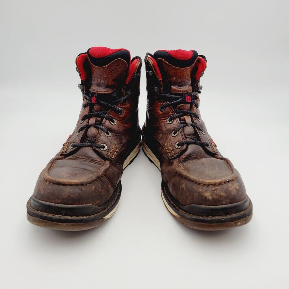 Rocky Mens Rams Horn Work Safety Boots Brown Composite Toe Waterproof 12 W